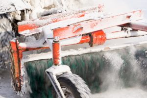 frozen hydraulics on snow removal equipment